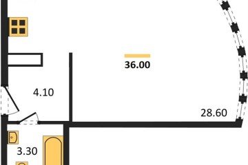 Фото №1: Студия 36 м² - Краснодар, мкр. жилой комплекс Самолёт-6, 