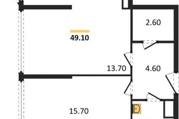 Фото №1: 2-комнатная квартира 49 м² - Краснодар, мкр. жилой комплекс Самолёт-6, 