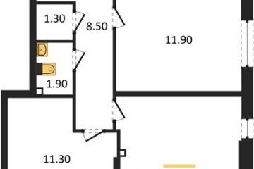 Фото №1: 3-комнатная квартира 73 м² - Краснодар, мкр. жилой комплекс Самолёт-6, 