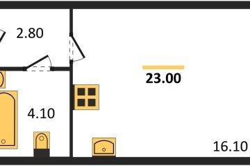 Фото №1: Студия 23 м² - Краснодар, мкр. жилой комплекс Самолёт-6, 