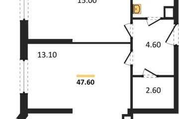 Фото №1: 2-комнатная квартира 47 м² - Краснодар, мкр. жилой комплекс Самолёт-6, 