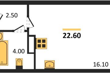 Фото №1: Студия 22 м² - Краснодар, мкр. жилой комплекс Самолёт-6, 