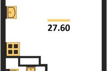 Фото №1: Студия 27 м² - Краснодар, мкр. жилой комплекс Самолёт-6, 