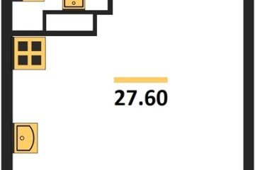 Фото №1: Студия 27 м² - Краснодар, мкр. жилой комплекс Самолёт-6, 