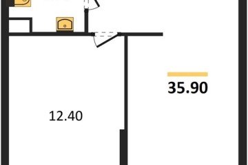 Фото №1: 1-комнатная квартира 35 м² - Краснодар, мкр. жилой комплекс Самолёт-6, 