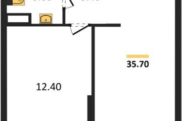 Фото №1: 1-комнатная квартира 35 м² - Краснодар, мкр. жилой комплекс Самолёт-6, 