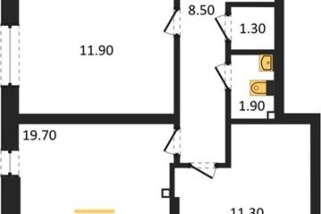 Фото №1: 3-комнатная квартира 73 м² - Краснодар, мкр. жилой комплекс Самолёт-6, 