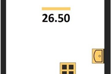 Фото №1: Студия 26 м² - Краснодар, мкр. жилой комплекс Самолёт-6, 