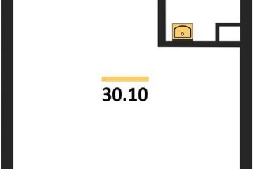 Фото №1: Студия 30 м² - Краснодар, мкр. жилой комплекс Самолёт-6, 