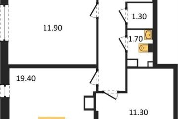 Фото №1: 3-комнатная квартира 73 м² - Краснодар, мкр. жилой комплекс Самолёт-6, 