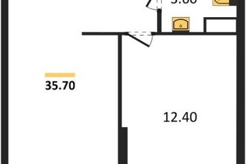 Фото №1: 1-комнатная квартира 35 м² - Краснодар, мкр. жилой комплекс Самолёт-6, 