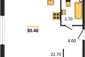 Фото №1: Студия 30 м² - Краснодар, мкр. Прикубанский внутригородской округ, 