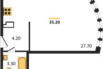 Фото №1: Студия 35 м² - Краснодар, мкр. Прикубанский внутригородской округ, 
