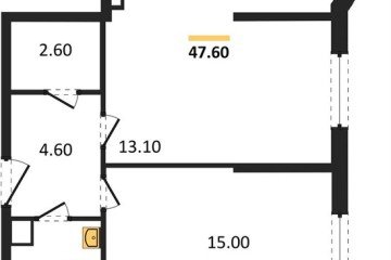Фото №1: 2-комнатная квартира 47 м² - Краснодар, мкр. Прикубанский внутригородской округ, 