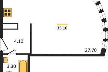 Фото №1: Студия 35 м² - Краснодар, мкр. Прикубанский внутригородской округ, 