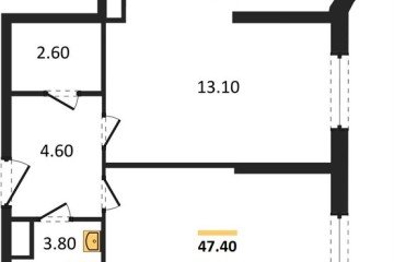 Фото №1: 2-комнатная квартира 47 м² - Краснодар, мкр. Прикубанский внутригородской округ, 