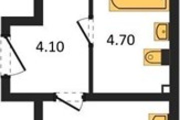 Фото №1: 1-комнатная квартира 44 м² - Краснодар, мкр. Прикубанский внутригородской округ, 