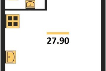 Фото №1: Студия 27 м² - Краснодар, мкр. Прикубанский внутригородской округ, 