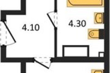 Фото №1: 1-комнатная квартира 44 м² - Краснодар, мкр. Прикубанский внутригородской округ, 