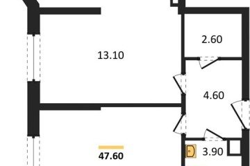 Фото №1: 2-комнатная квартира 47 м² - Краснодар, мкр. Прикубанский внутригородской округ, 