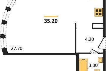 Фото №1: Студия 35 м² - Краснодар, мкр. Прикубанский внутригородской округ, 