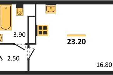 Фото №1: Студия 23 м² - Краснодар, мкр. Прикубанский внутригородской округ, 