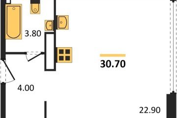 Фото №1: Студия 30 м² - Краснодар, мкр. Прикубанский внутригородской округ, 