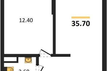 Фото №1: 1-комнатная квартира 35 м² - Краснодар, мкр. Прикубанский внутригородской округ, 