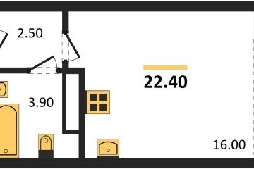 Фото №1: Студия 22 м² - Краснодар, мкр. Прикубанский внутригородской округ, 
