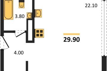 Фото №1: Студия 29 м² - Краснодар, мкр. Прикубанский внутригородской округ, 