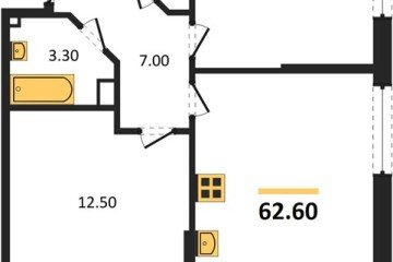 Фото №1: 2-комнатная квартира 62 м² - Краснодар, мкр. Прикубанский внутригородской округ, 