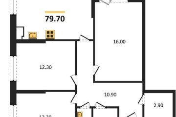 Фото №1: 3-комнатная квартира 79 м² - Краснодар, мкр. Прикубанский внутригородской округ, 