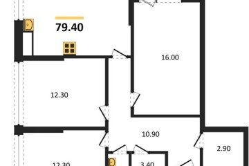 Фото №1: 3-комнатная квартира 80 м² - Краснодар, мкр. Прикубанский внутригородской округ, 