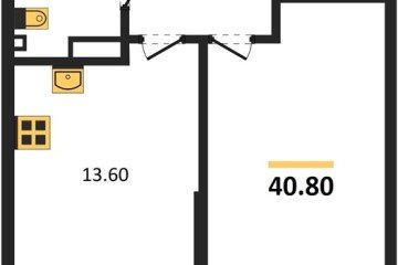 Фото №1: 1-комнатная квартира 40 м² - Краснодар, мкр. Прикубанский внутригородской округ, 