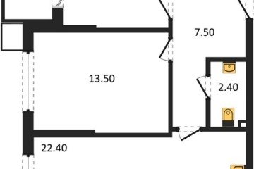 Фото №1: 2-комнатная квартира 65 м² - Краснодар, мкр. Прикубанский внутригородской округ, 