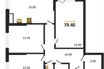 Фото №1: 3-комнатная квартира 79 м² - Краснодар, мкр. Прикубанский внутригородской округ, 