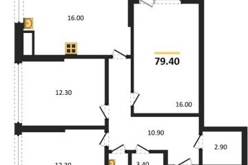 Фото №1: 3-комнатная квартира 80 м² - Краснодар, мкр. Прикубанский внутригородской округ, 