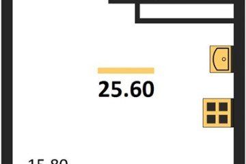 Фото №1: Студия 25 м² - Краснодар, мкр. Центральный внутригородской округ, 