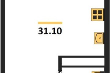 Фото №1: Студия 30 м² - Краснодар, мкр. Центральный внутригородской округ, 