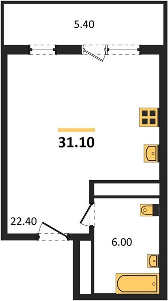Фото №1: Студия 30 м² - Краснодар, ЖК Все Свои Вип, Табачная Фабрика, жилой комплекс Все Свои, мкр. Центральный внутригородской округ