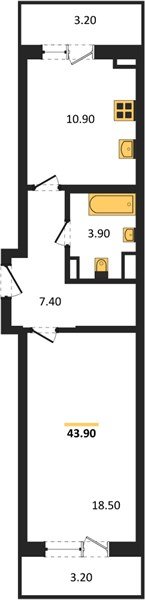Фото №1: 2-комнатная квартира 43 м² - Краснодар, жилой комплекс Бауинвест, ул. Героя Владислава Посадского, 14/1