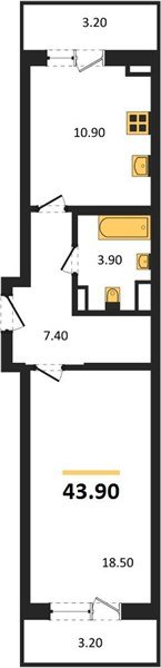 Фото №1: 2-комнатная квартира 43 м² - Краснодар, жилой комплекс Бауинвест, ул. Героя Владислава Посадского, 14/1