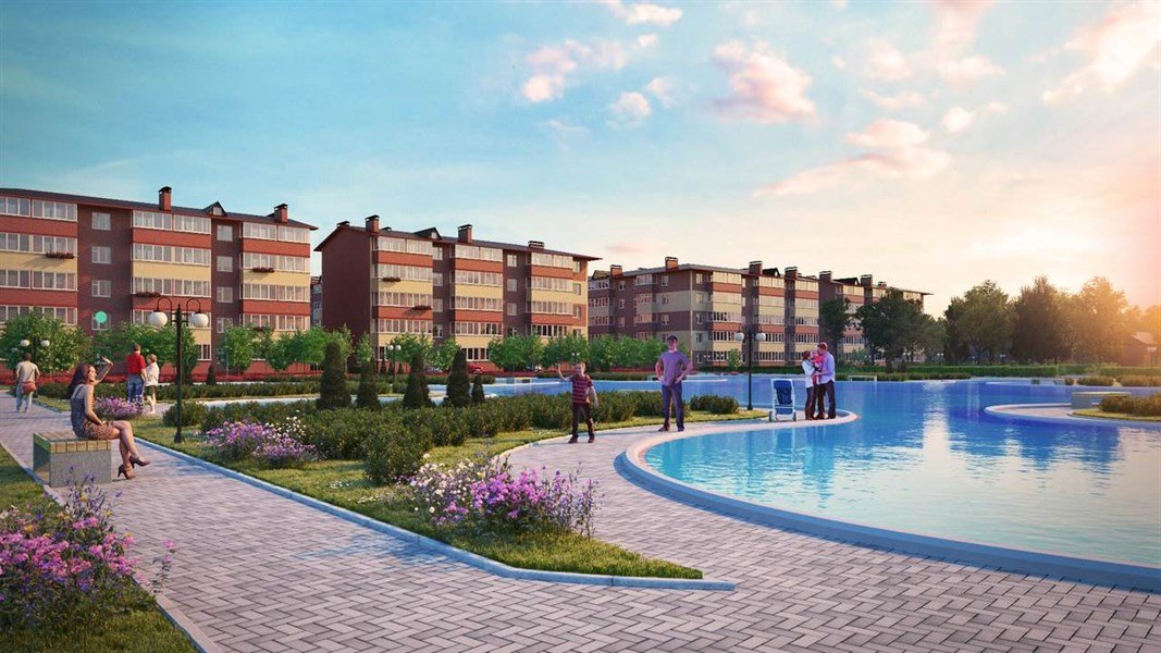 Фото №7: 1-комнатная квартира 27 м² - Яблоновский, мкр. жилой комплекс Дарград, ул. Тургеневское Шоссе, 33/5к42