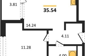 Фото №1: 1-комнатная квартира 35 м² - Краснодар, мкр. жилой квартал Патрики, 