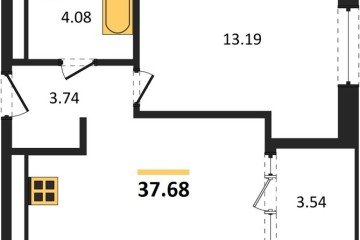 Фото №1: 1-комнатная квартира 37 м² - Краснодар, мкр. жилой квартал Патрики, 