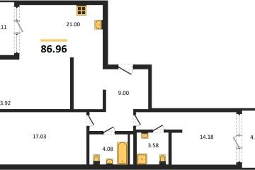 Фото №1: 3-комнатная квартира 86 м² - Краснодар, мкр. жилой квартал Патрики, 