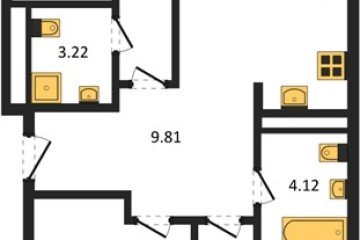 Фото №1: 3-комнатная квартира 78 м² - Краснодар, мкр. жилой квартал Патрики, 