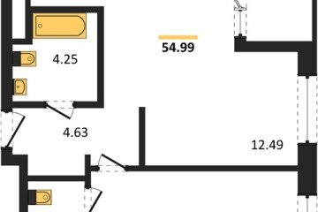 Фото №1: 2-комнатная квартира 54 м² - Краснодар, мкр. жилой квартал Патрики, 