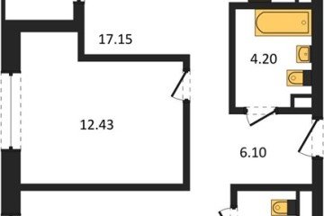 Фото №1: 2-комнатная квартира 61 м² - Краснодар, мкр. жилой квартал Патрики, 