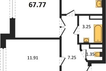Фото №1: 3-комнатная квартира 68 м² - Краснодар, мкр. Музыкальный, ул. Российская, 257/7лит3